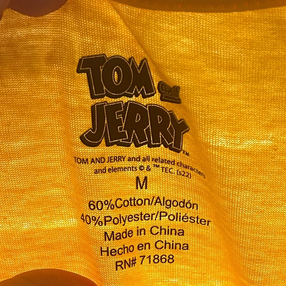 Yellow and Green Multicolored T- Shirt